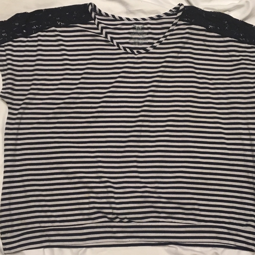 Faded Glory striped blouse